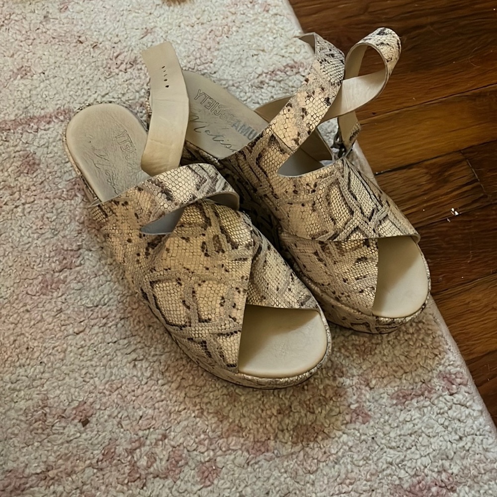 Snakeskin Matisse Platforms
